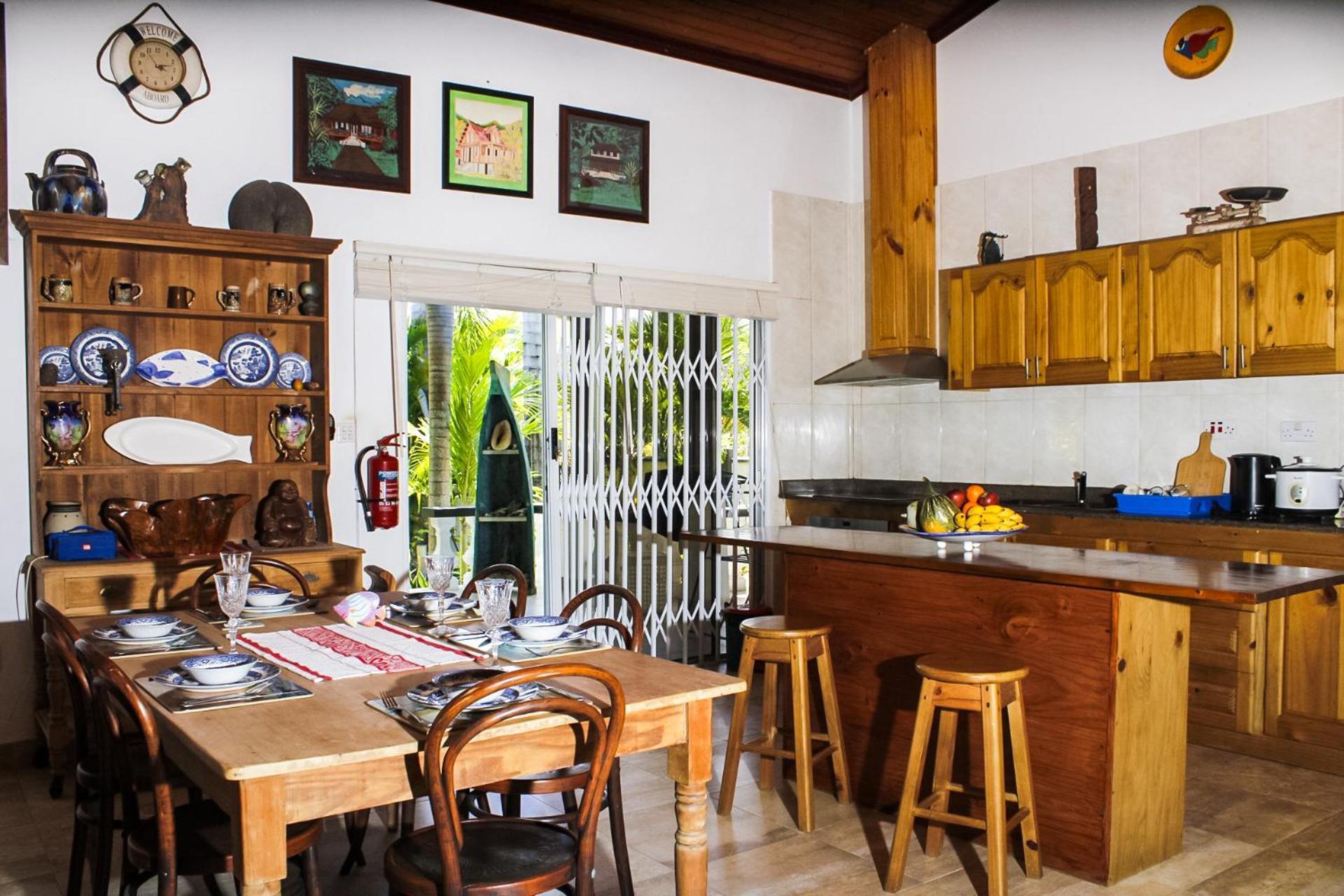 Nid'Aigle Lodge Baie Sainte Anne Bagian luar foto